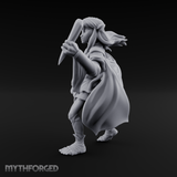 Dark Crystal Searching Elf Rogue Miniature for Dungeons and Dragons, Pathfinder or other TTRPGs