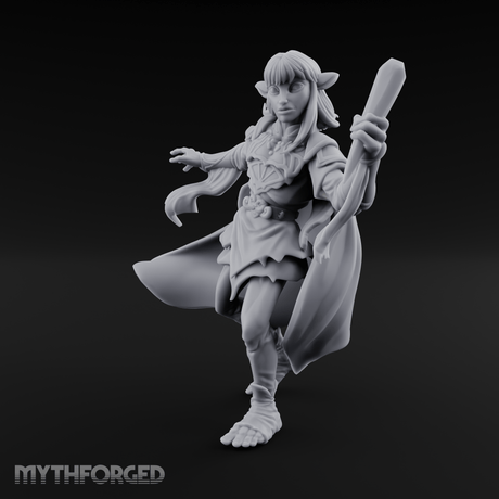Dark Crystal Searching Elf Rogue Miniature for Dungeons and Dragons, Pathfinder or other TTRPGs