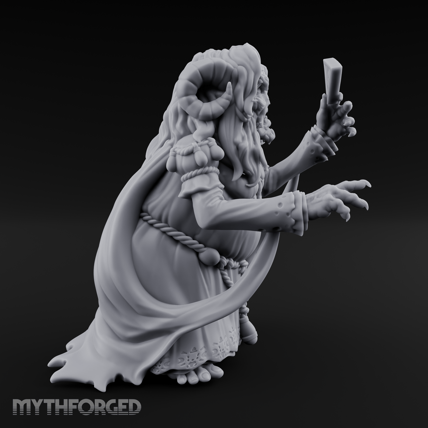 Spell Channeling Swamp Hag Miniature for Dungeons and Dragons, Pathfinder or other TTRPGs
