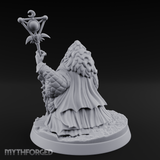 Scepter Held High Aarakocra Sorceress Miniature for Dungeons and Dragons, Pathfinder or other TTRPGs
