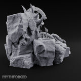 Thrill Ride, Terrible Teeth D&D Dragon Coaster Rocky Diorama