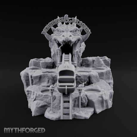 Thrill Ride, Terrible Teeth D&D Dragon Coaster Rocky Diorama