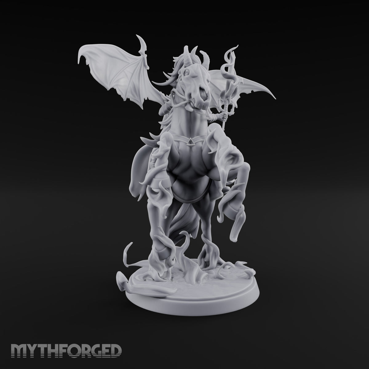 Wings Spread, Reins Held Loose Vampire Lord Rider