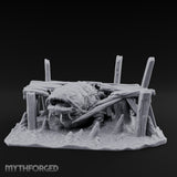 Dock-Smashing Fang-Snapping Thing Beneath The Docks Miniature for Dungeons and Dragons, Pathfinder or other TTRPGs