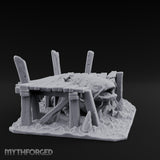 Dock-Smashing Fang-Snapping Thing Beneath The Docks Miniature for Dungeons and Dragons, Pathfinder or other TTRPGs