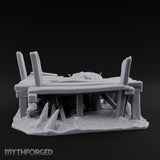 Dock-Smashing Fang-Snapping Thing Beneath The Docks Miniature for Dungeons and Dragons, Pathfinder or other TTRPGs