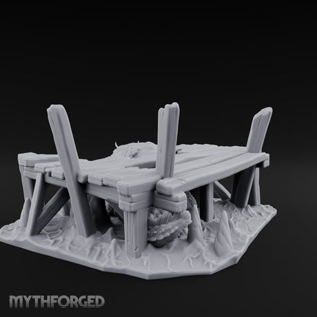 Dock-Smashing Fang-Snapping Thing Beneath The Docks Miniature for Dungeons and Dragons, Pathfinder or other TTRPGs