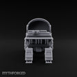Dome-Topped Piston-Vented Sci-Fi Walker Transport Miniature for Dungeons and Dragons, Pathfinder or other TTRPGs