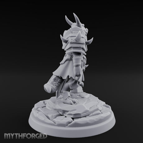 Dominant Striding Kobold Leader Miniature for Dungeons and Dragons, Pathfinder or other TTRPGs