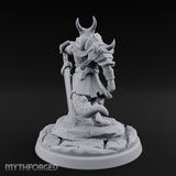 Dominant Striding Kobold Leader Miniature for Dungeons and Dragons, Pathfinder or other TTRPGs