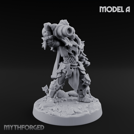 Cannon Crowned Sentinels Miniature for Dungeons and Dragons, Pathfinder or other TTRPGs