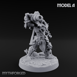 Cannon Crowned Sentinels A Miniature for Dungeons and Dragons, Pathfinder or other TTRPGs