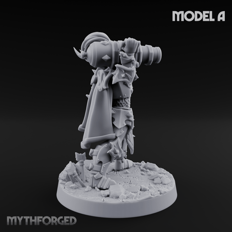 Cannon Crowned Sentinels A Miniature for Dungeons and Dragons, Pathfinder or other TTRPGs