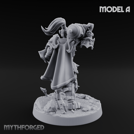 Cannon Crowned Sentinels A Miniature for Dungeons and Dragons, Pathfinder or other TTRPGs