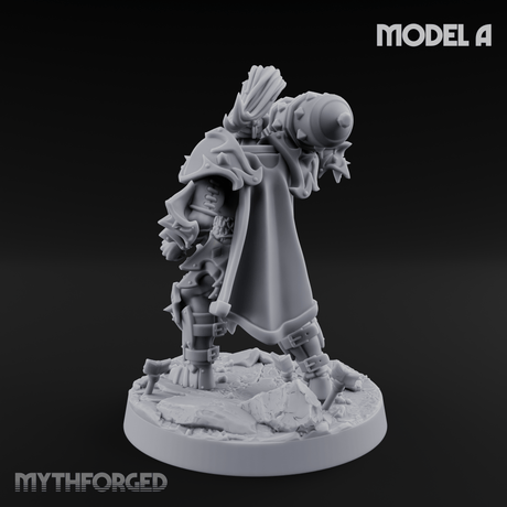 Cannon Crowned Sentinels A Miniature for Dungeons and Dragons, Pathfinder or other TTRPGs