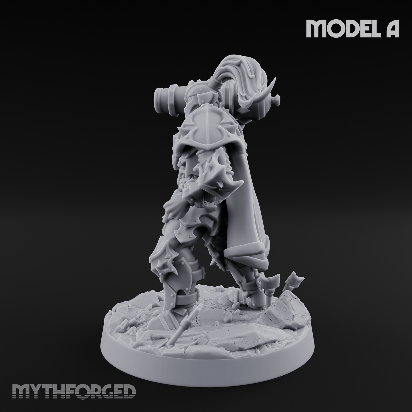 Cannon Crowned Sentinels A Miniature for Dungeons and Dragons, Pathfinder or other TTRPGs