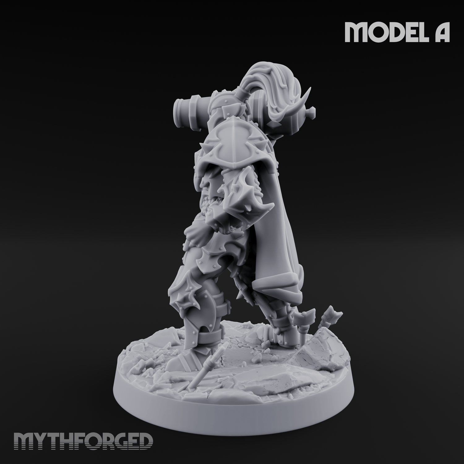 Cannon Crowned Sentinels A Miniature for Dungeons and Dragons, Pathfinder or other TTRPGs