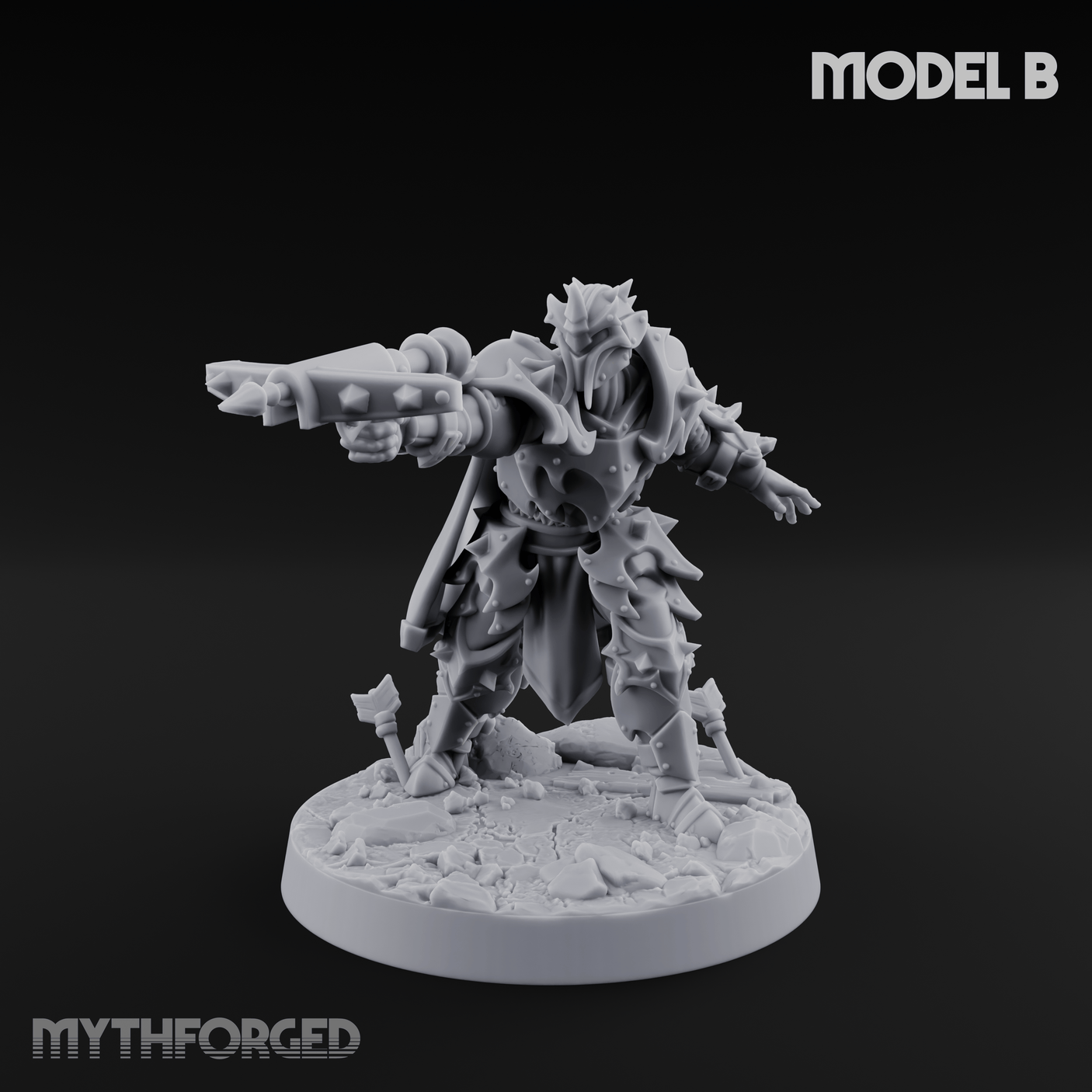 Cannon Crowned Sentinels B Miniature for Dungeons and Dragons, Pathfinder or other TTRPGs