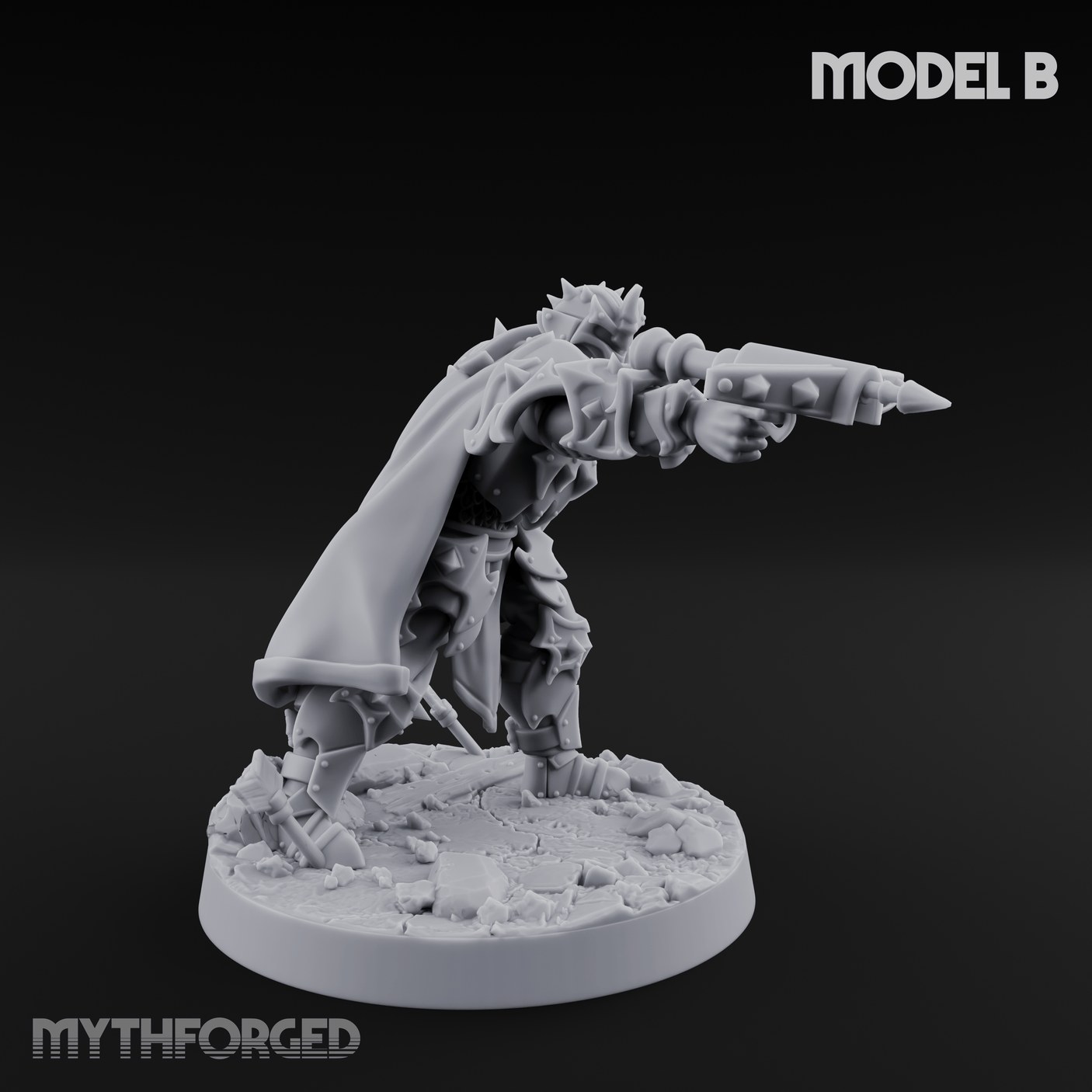 Cannon Crowned Sentinels B Miniature for Dungeons and Dragons, Pathfinder or other TTRPGs