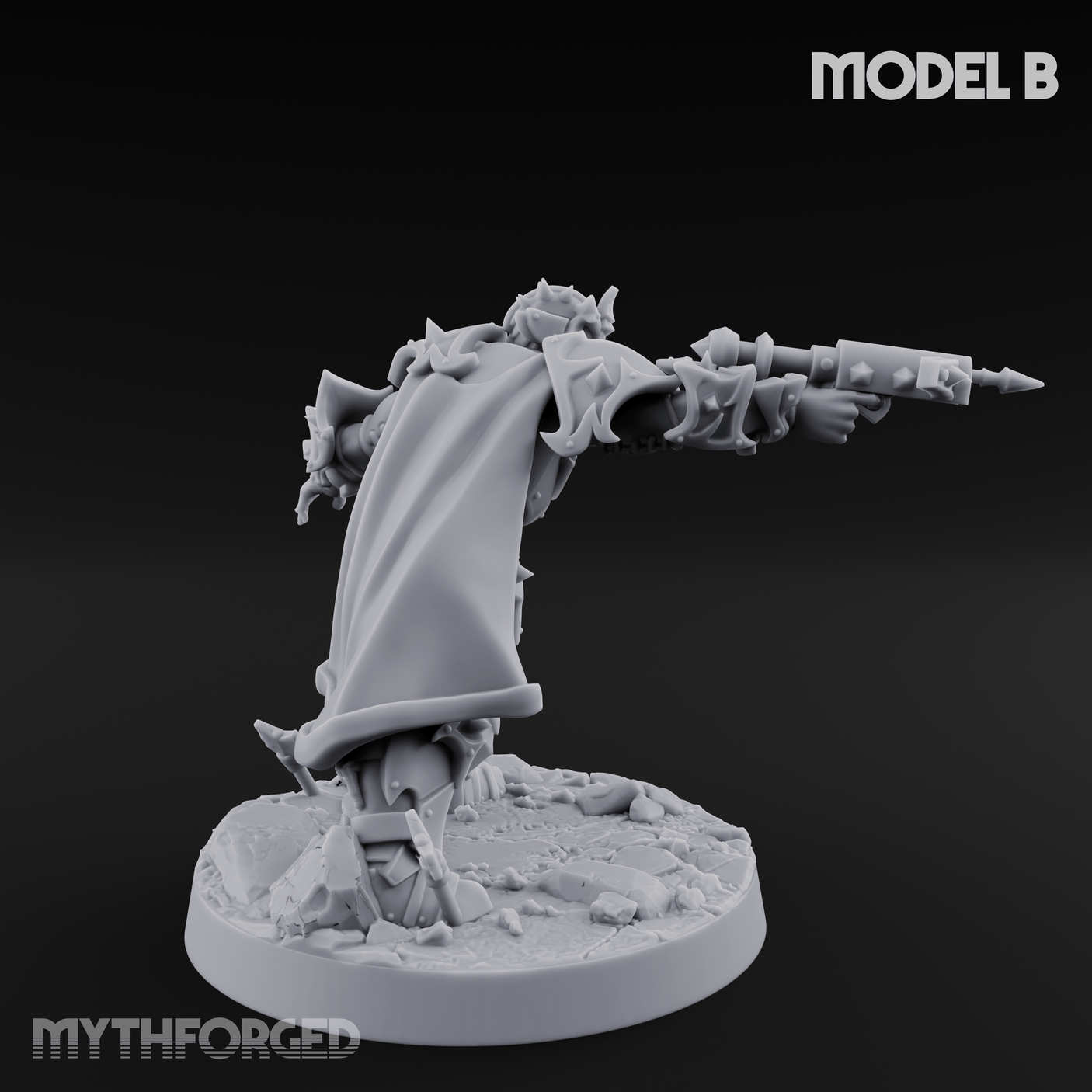 Cannon Crowned Sentinels B Miniature for Dungeons and Dragons, Pathfinder or other TTRPGs