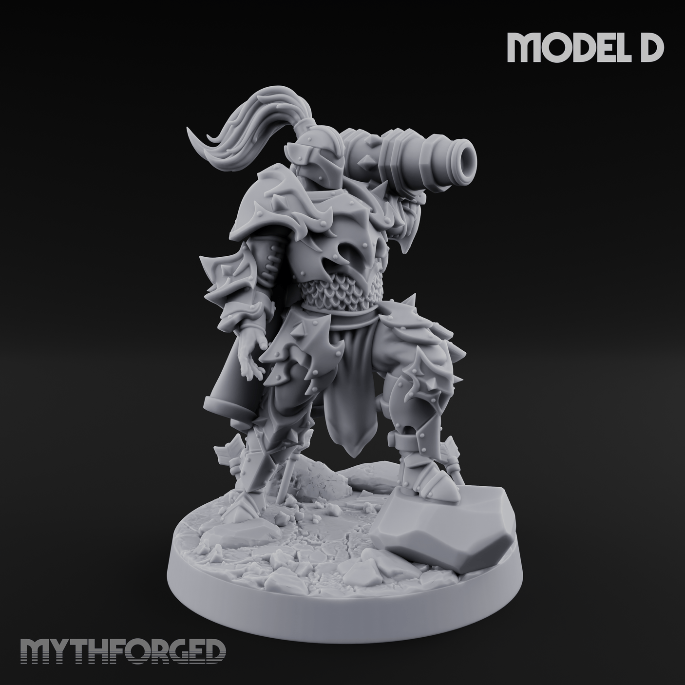 Cannon Crowned Sentinels D Miniature for Dungeons and Dragons, Pathfinder or other TTRPGs
