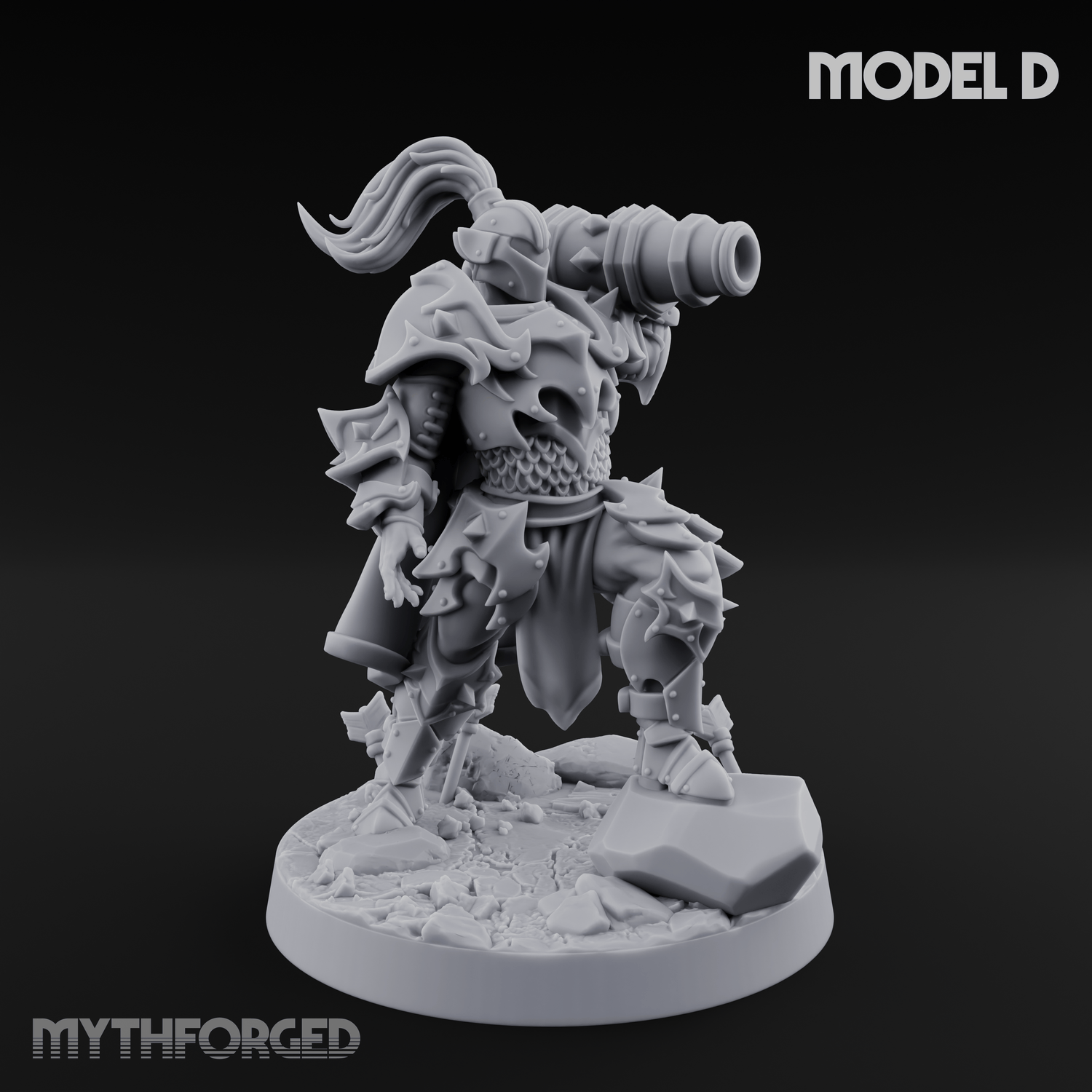 Cannon Crowned Sentinels D Miniature for Dungeons and Dragons, Pathfinder or other TTRPGs