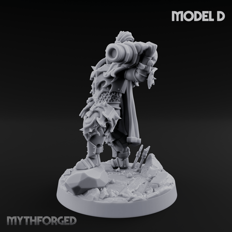 Cannon Crowned Sentinels D Miniature for Dungeons and Dragons, Pathfinder or other TTRPGs
