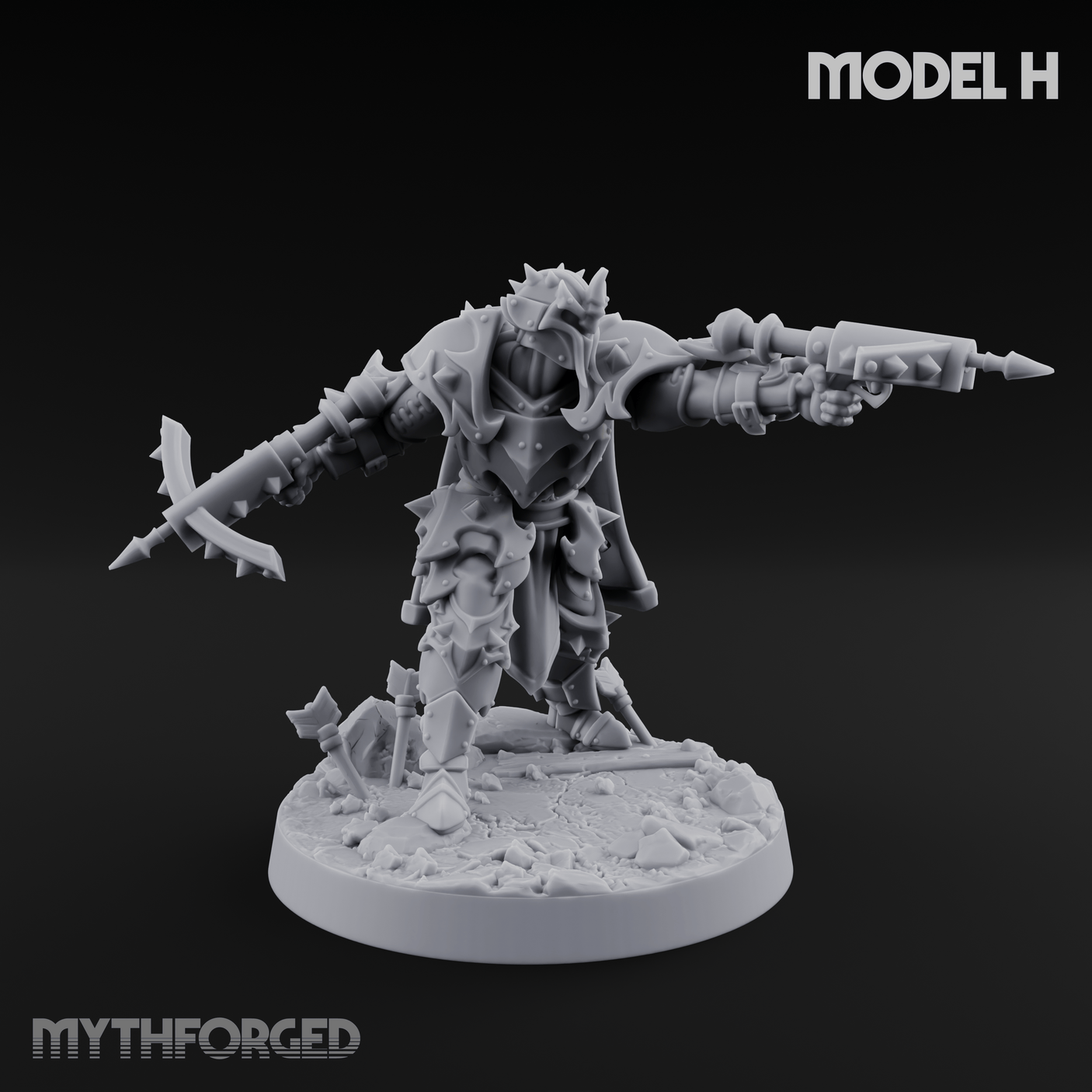Cannon Crowned Sentinels Miniature for Dungeons and Dragons, Pathfinder or other TTRPGs