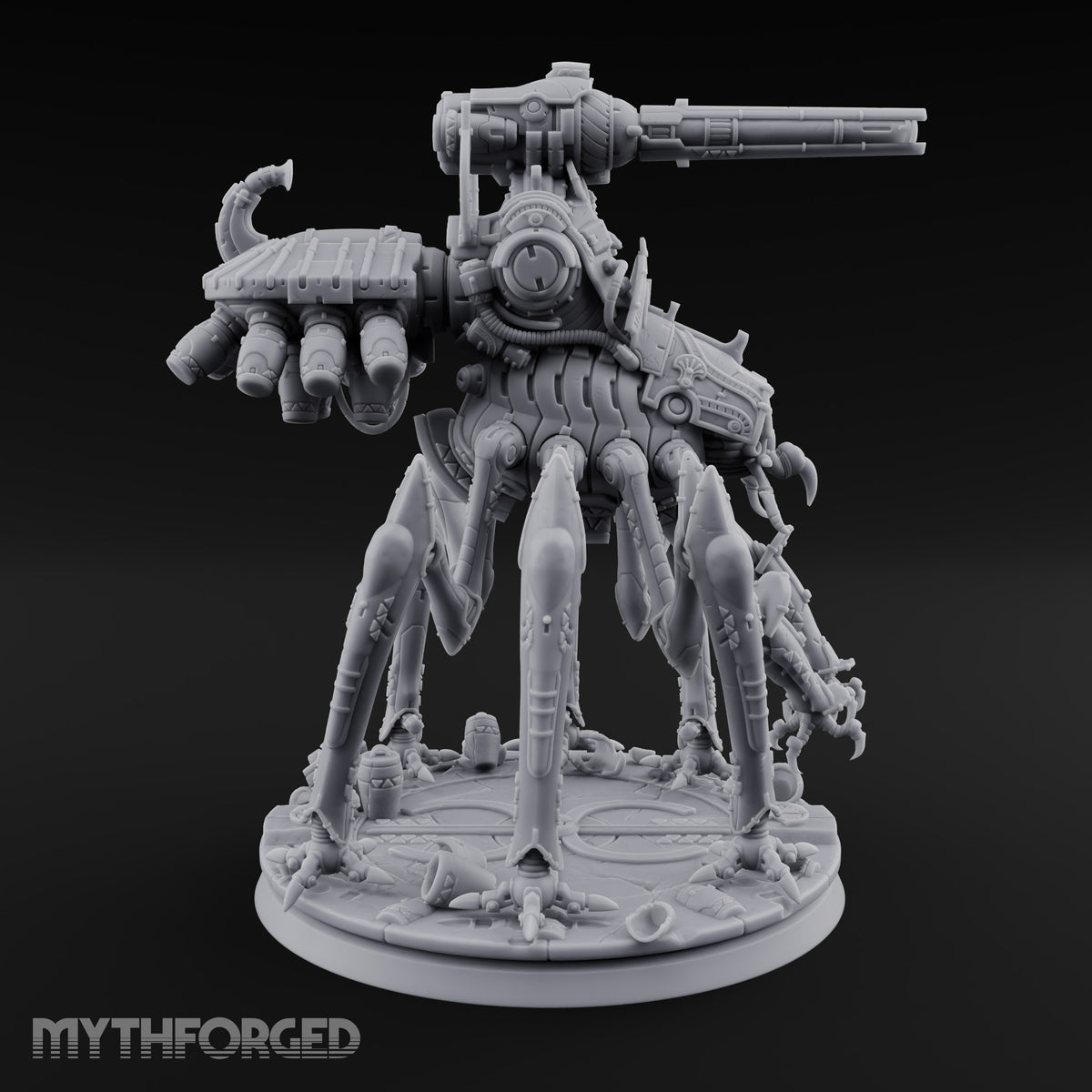 Eight Legs, One Ending Retriever Spider-Legged Construct — Cannon