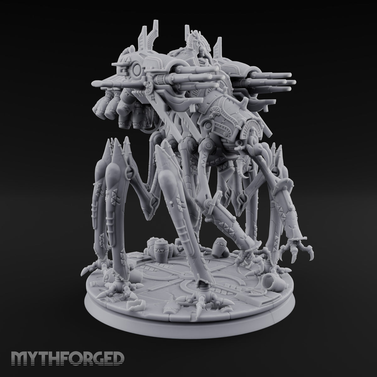 Eight Legs, One Ending Retriever Spider-Legged Construct — Twin Guns