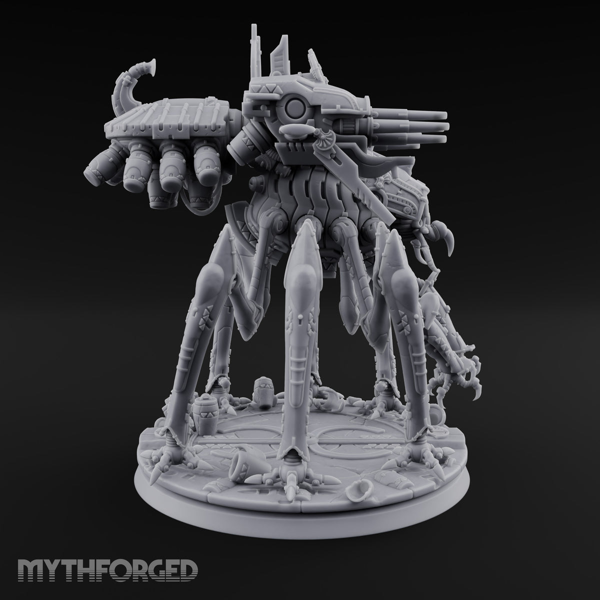 Eight Legs, One Ending Retriever Spider-Legged Construct — Twin Guns