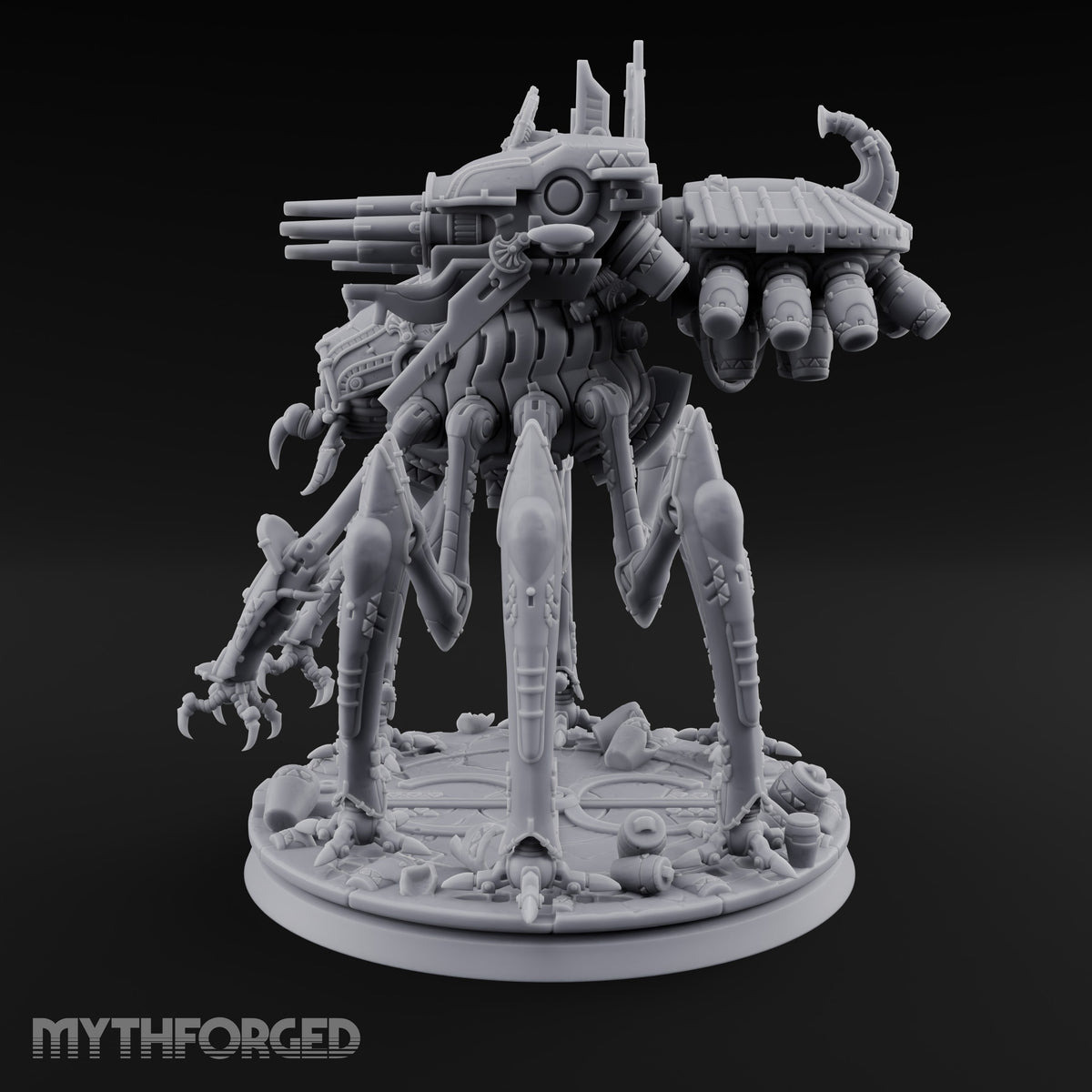 Eight Legs, One Ending Retriever Spider-Legged Construct — Twin Guns