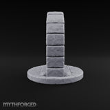 The Knock Came After Midnight Paw-Cutout Stone Arch Door