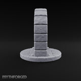 The Knock Came After Midnight Paw-Cutout Stone Arch Door