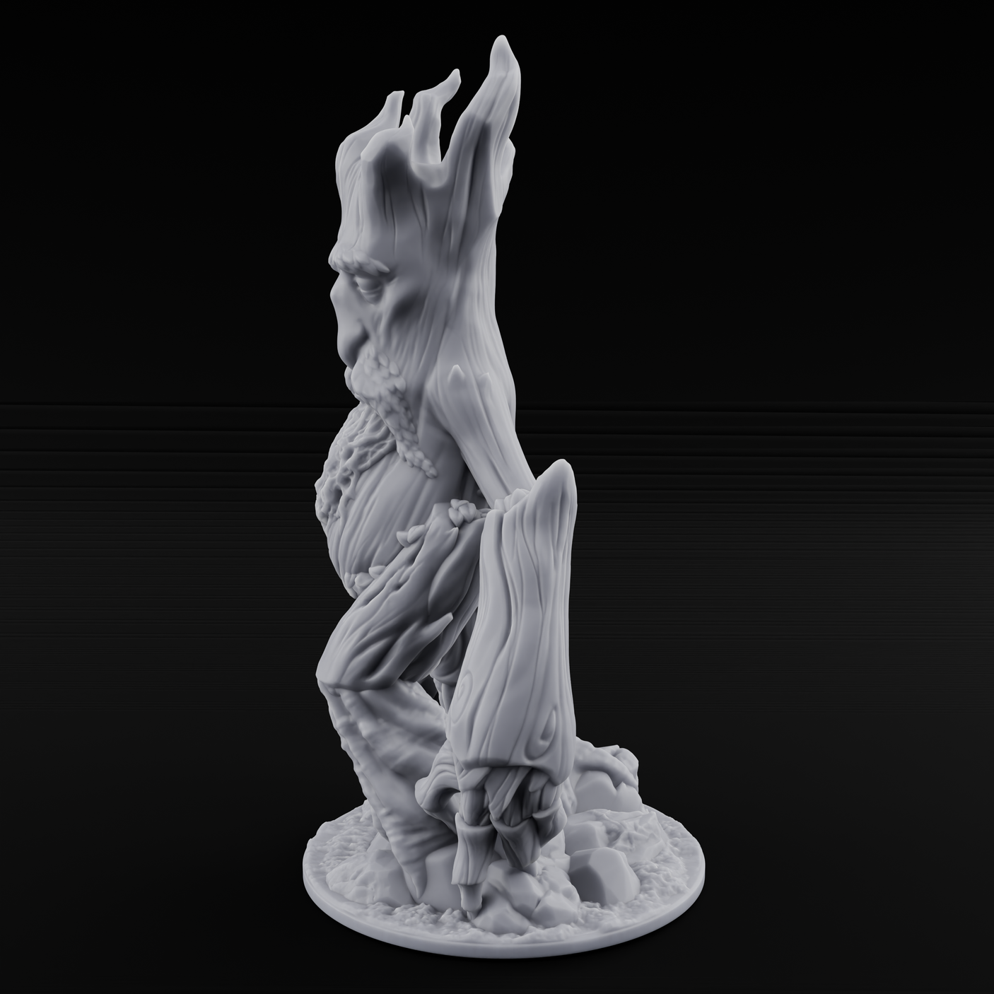 Deeply Rooted Treant Elder Miniature for Dungeons and Dragons, Pathfinder or other TTRPGs