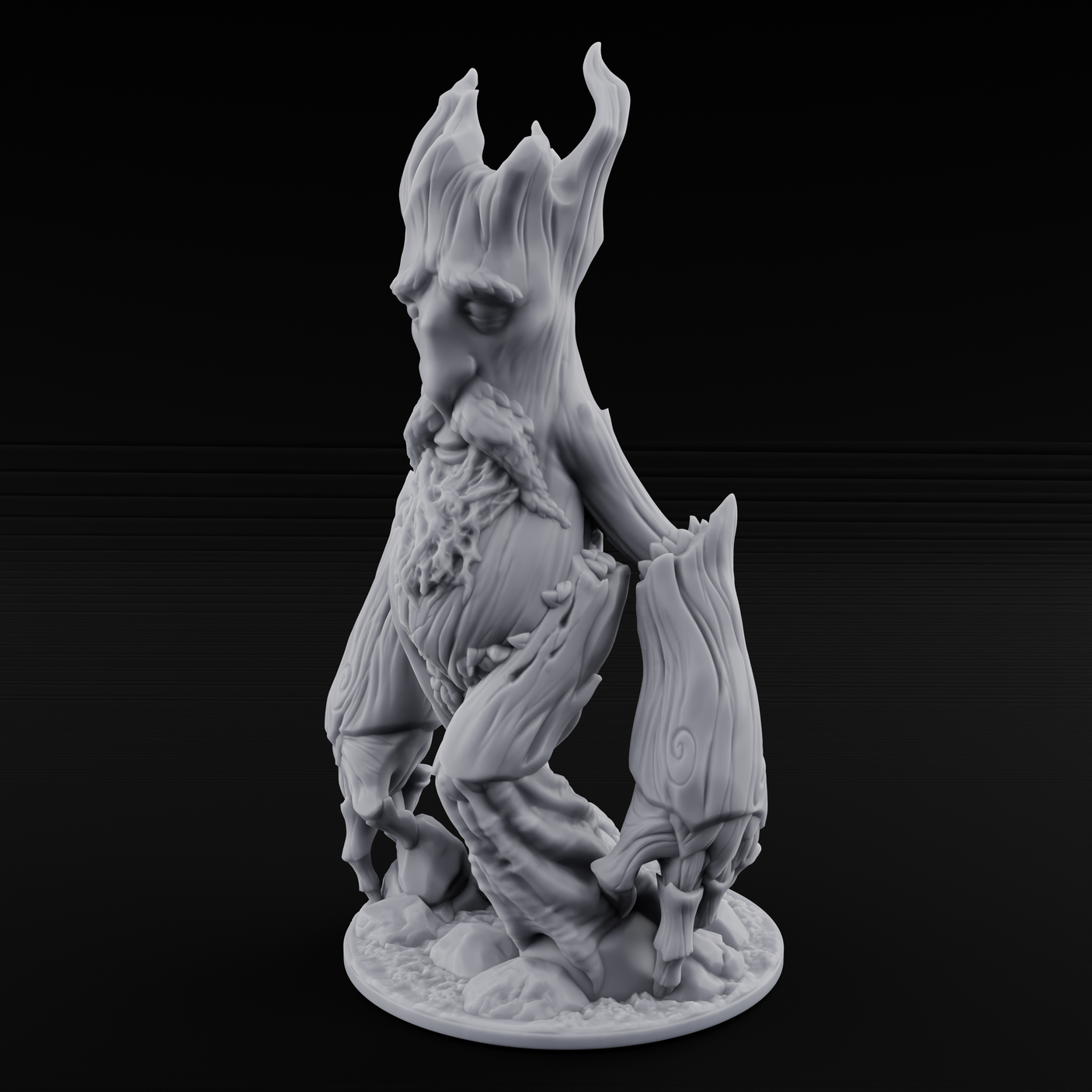 Deeply Rooted Treant Elder Miniature for Dungeons and Dragons, Pathfinder or other TTRPGs