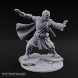 Palm Raised Casting Human Monk Miniature for Dungeons and Dragons, Pathfinder or other TTRPGs
