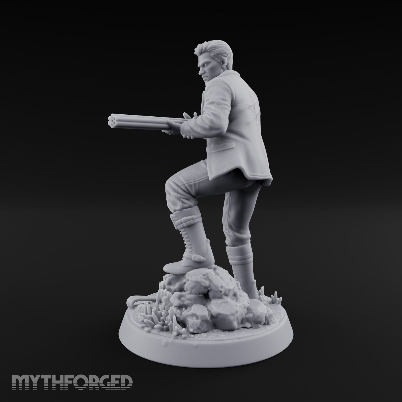 Double Barrelled Human Monster Hunter gallery 7