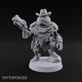 Double Barrelled Warforged Deputy Miniature for Dungeons and Dragons, Pathfinder or other TTRPGs