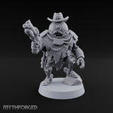 Double Barrelled Warforged Deputy Miniature for Dungeons and Dragons, Pathfinder or other TTRPGs