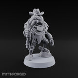 Double Barrelled Warforged Deputy Miniature for Dungeons and Dragons, Pathfinder or other TTRPGs