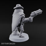 Double Barrelled Warforged Deputy Miniature for Dungeons and Dragons, Pathfinder or other TTRPGs