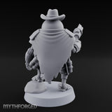 Double Barrelled Warforged Deputy Miniature for Dungeons and Dragons, Pathfinder or other TTRPGs