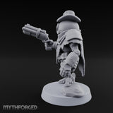 Double Barrelled Warforged Deputy Miniature for Dungeons and Dragons, Pathfinder or other TTRPGs