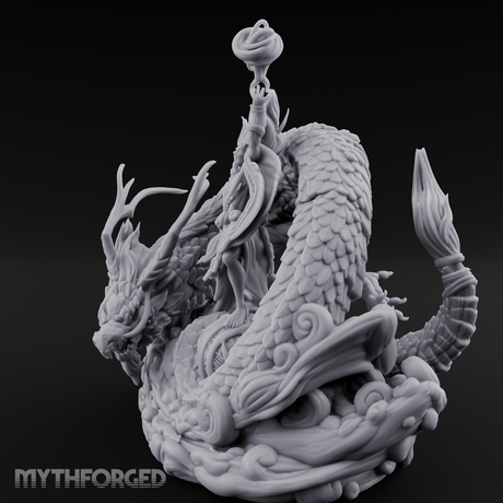 Wand Wielding Dragon Taming Sorcerer Miniature for Dungeons and Dragons, Pathfinder or other TTRPGs