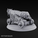 Fed on Dragon Fire Dragon-Head Cannon with Fuel Keg