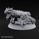 Fed on Dragon Fire Dragon-Head Cannon with Fuel Keg