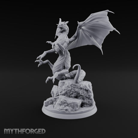 Perched and Peeved Wyvern Monster