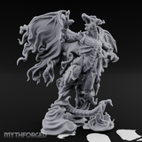 Cloaked In Wisps Spirit Dragon Specter Miniature for Dungeons and Dragons, Pathfinder or other TTRPGs