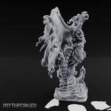Cloaked In Wisps Spirit Dragon Specter Miniature for Dungeons and Dragons, Pathfinder or other TTRPGs
